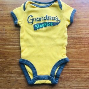 5/$15🔹NEWBORN grandpas sidekick onesie boy